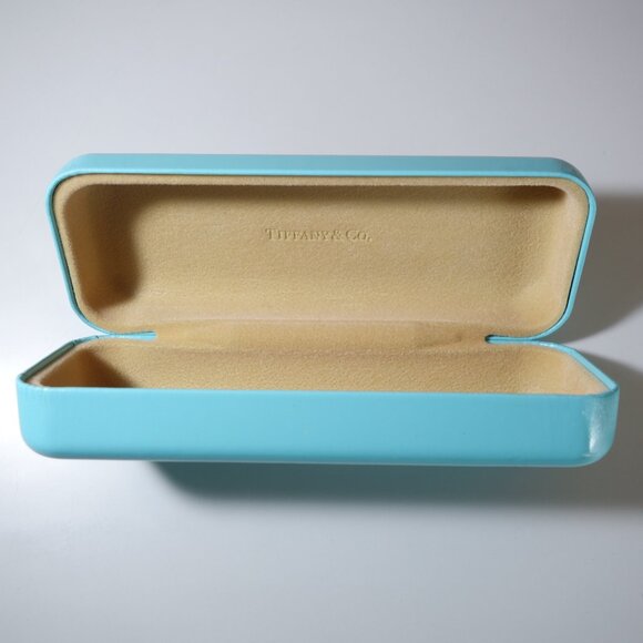 Tiffany & Co. Replacement Turquoise Glasses/Sunglasses Case, Sz 2.5 in x 6.5 in - Picture 8 of 10